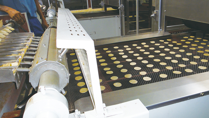 Helautomatisk Rice Cracker produktionslinje